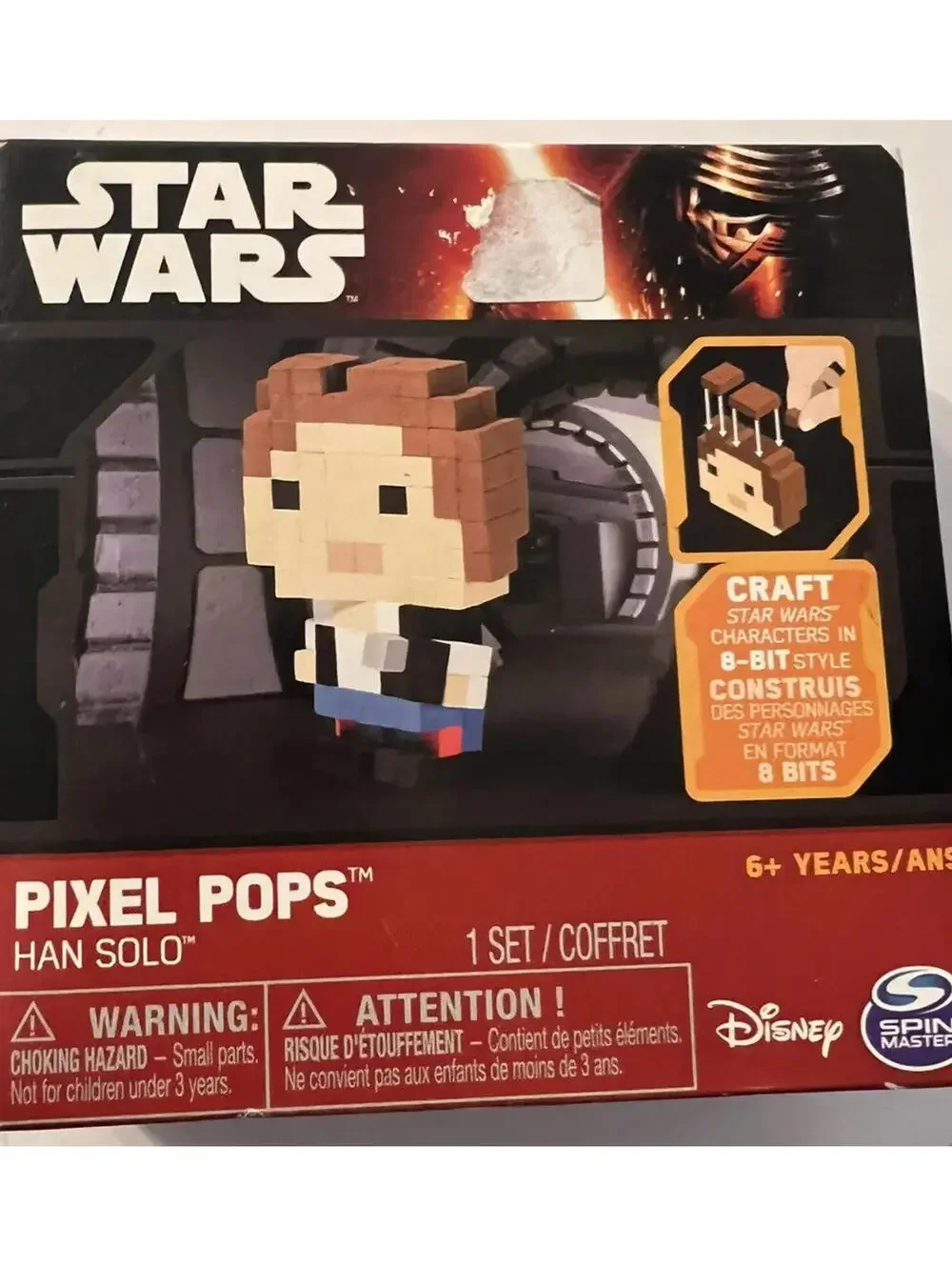 Star Wars Disney Pixel Pops Han Solo Foam NIB
